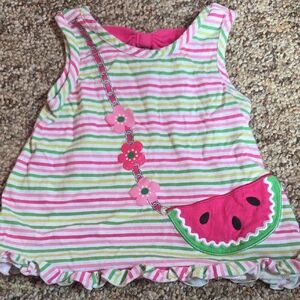 Kids Headquarters Multicolor Striped Dress